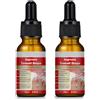 GOFLORDEN Trattamento per unghie incarnite, 2 oli per la cura delle cuticole da 30 ml per unghie incarnite, 60 ml