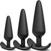 CATOR 3 Anale in Silicone Kit,Butt Plug in silicone, plug anale-dilatatore donna, Anal Sesso Giocattoli, Sex Toys per uomini donne coppie principianti professionali (Piccolo/Medio/Grande)