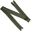 Aerzetix - Set di 5 Cerniere a Spirale N°5 75 cm Separabili con Cursore - Metallo, Nylon Poliestere - Cucitura e Riparazione creazioni Tessili - Colore Verde Militare