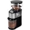 Navaris Macinacaffè Elettrico - Macina Caffè Regolabile 200 W - Macinino Trita Chicchi 250 g - Coffee Grinder per Macchinetta del Caffè - Argento