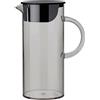 Stelton EM - Caraffa per acqua con coperchio, 1,5 l, colore: fumo