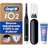 Oral-B iO 2 Spazzolino Elettrico, 1 Testina di Ricambio, Custodia, Nero - 1 Testine di Ricambio per Spazzolino Elettrico, Ricaricabile, Custodia da Viaggio + 1 Dentifricio Pro-Expert, Pulizia Denti
