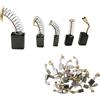 Cylocrya Spazzole di Carbone 40pcs Spazzole di Carbone Per Utensili Elettrici Elevata Durezza Spazzole 10 Misure per Utensili Elettrici, Seghe Circolari, Trapani, Smerigliatrici, Riparazione