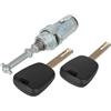 Bohaner Serratura a cilindro per porta con 2 chiavi, anteriore sinistra destra, set di cilindri di chiusura, per Citroen C2/C3 9170W9 9170T5 256924