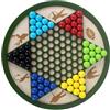 Generico Gioco Da Tavolo Chinese Checkers | Scacchiera In Legno Per Chinese Checkers | Giocattolo Interattivo Multigiocatore Sfidante per Serate in Famiglia Ragazzi e Adulti