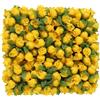 MWOOT 144 Pezzi Rose Finte Giallo, Mini Fiori Artificiali, Piccolo Rose Artificiali per l'Artigianato, Teste di Rose Finti Fai Da Te per Matrimonio Bouquet Da Sposa Festa San Valentino Decorazione