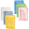 Naapesi 6 Pezzi Salvietta Viso, Flanella, Asciugamani Pulizia Viso, Morbido, Perfetto per il Lavaggio del Viso, il Bagno, la Rimozione del Trucco, la Pelle del Bambino e la Pelle Sensibile (6 Colori)