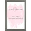 Alison Kingsgate Elegante cornice grigia 30.48x25.4 cm, piatta, 32x10 cm, con ganci sicuri in perspex per appendere la parete e la parte anteriore - Cornici per decorazioni britanniche fatte a mano
