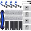 VIEWALL T80S Omni Accessori per aspirapolvere Ecovacs Deebot X9 PRO Omni/T80s Omni,1 Spazzola Principale,2 Rotoli di salviette Laterali,4 filtri HEPA,4 Sacchetti per Polvere