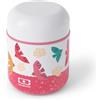 monbento - Porta Pranzo Bambini Termico MB Capsule rosa Birds - Lunch Box Termico Bambini per Pasti Caldi/Freddi fino a 5 Ore - Portapranzo Termico Bambini Ideale per Frutta/Composta/Purè - Uccelli