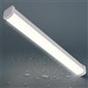 LEZOE LED lampada da soffitto luce IP66 impermeabile 60CM, 15W 2100Lumen (140Lm/W) tubo luce da soffitto a LED antiumidità, per bagno stanza magazzino cantina garage officina cucina ufficio 4000K
