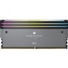 Corsair Ram DIMM DDR5 32GB Corsair Dominator Titanium Rgb 6000MHz CL30 1.4V Grigio [CMP32GX5M2B6000Z30]