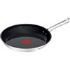 Tefal Duetto On G7660634 - Padella antiaderente Go Ceram, segnale termico, manico rivettato, adatta a tutti i piani cottura, in acciaio inox, durevole, con rivestimento antiaderente