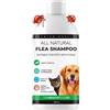 The Healthy Dog Co All Natural Shampoo Antipulci | Citronella | 500ml | Il Miglior Trattamento per Cani e Gatti | Formula Sicura ed Efficace | Elimina e Previeni Pulci, Zecche e Pidocchi