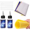 ATOMUS Kit gel per trasferimento tatuaggi, 29,6 ml, crema per stencil per tatuaggi, 5 fogli di trasferimento e pelle da 3 mm