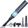 Uadme Aspirabriciole Senza Fili Potente 5000Pa, Ricaricabile Aspirapolvere Portatile con Funzione Soffiaggio/Sottovuoto, 7,4V 3,6Ah Batteria, per Auto Casa Animali Domestici e Ufficio (Nero)