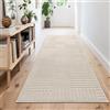 Enyhom Tappeto Corridoio Lungo 80 x 240 cm, Super Assorbente Tappeto Cucina Antiscivolo Lavabile in Lavatrice Passatoia Cucina, Moderno Tappeto Passatoia per Corridoio, Ingresso, Camera da Letto