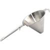 Cocktail7 Colino conico da cucina, colino per salse, colino profondo in acciaio inox (diametro 13,5 cm)