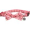 Flamingo Gatto Collare con Fiocco Ceasar Rosso 20-35cm 10mm