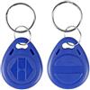 YAVIS 125KHz T5577 / EM4305 Portachiavi RFID scrivibili Tag Token NFC ID di prossimità Access Control Chiave Carta Fob per sistema di sicurezza Entry Blue Color (10)