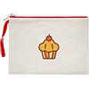 Bona Basics Bdcbri-100421-s, Pochette da Donna, Beige
