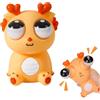 Lergas Squishy Dragon Giocattolo antistress, Popping Out Eyes Squeeze Toy, Squishy Dragon Fidget Toys, Popping Out Eyes Squishy Toy, divertente antistress giocattolo per adulti e bambini (arancione)
