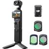 DJI Osmo Pocket 3 Creative Combo Bundle, fotocamera vlog 4K con CMOS da 1 pollice e video 4K/120 fps, stabilizzazione a 3 assi, fotocamera digitale (Set di 3 filtri)