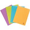 Exacompta - Rif. 88930E - 1 portadocumenti Pop'N Co - 30 buste a grana 60 viste - per A4 - dim 24 x 32 cm - copertina in polipro riciclata semirigida - 4 colori casuali