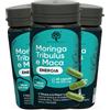 RedMoringa Tribulus Terrestris 90% Saponine Steroidee Maca Fieno Greco | Integratore Energia Booster Moringa BIO | Sostegno Massa Muscolare | Tribulus Alto Dosaggio | 100% Naturale | RedMoringa® (180 Capsule)