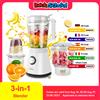 7MAGIC Frullatore di grande capacità da 1500 ml, robot da cucina 3 in 1, tritatutto per tritacarne, succo per cucina domestica e verdure, succo sano - WHITE