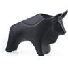 Notakia Statue Piccole di Toro in Stile Moderno per la Casa, Decorazioni Decorative per il Soggiorno, Camera da Letto, Scrivania dell'Ufficio, Armadi (Toro Nero)