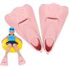 Deno Pinne da nuoto per bambini - Pinne da allenamento corte per lo snorkeling per piscina,Allenamento di nuoto per bambini essenziale per ragazzi, ragazze, principianti Deno