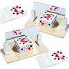 LADVATKIN Gioco di puzzle in legno a forma di cubo a specchio, 2 pezzi, pensiero spaziale e puzzle logico abbinato, giocattolo educativo per bambini