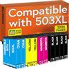 Supply Guy Cartucce stampante compatibili con Epson 503XL 503 XL per XP-5200, XP-5205, WF-2960, WF-2965 (Multipack 503 da 10)