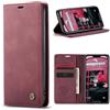 Phernykas Cover per iPhone 11 Libro Pelle Portafoglio, [Porta Carte] [Magnetica] Premium PU Flip Wallet Custodia Cellulare Protection per iPhone 11 Leather Case, Vion-rosso