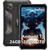 Blackview Tablet Rugged 8.68 Pollici Android 15 GeminiAI, 24 GB RAM 128 GB ROM + 2 TB TF Active 5 Rugged Tablet PC Dual 4G SIM/IPS 90 Hz/AI Camera/NFC/Face ID/GPS/IP68&IP69K&MIL‑STD‑810H