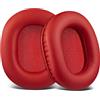 SOULWIT Padiglioni Auricolari in Pelle Proteica Morbida con Memory Foam ad Alta Densità per Audio Technica ATH M50X M50XBT M50RD M40X M30X M20X MSR7 SX1, Cuffie Cuscinetti Sostitutive di Ricambio