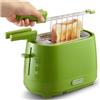 DE LONGHI - Tostapane CTLAP2203GR a 2 Fette Potenza 550 W Colore Verde