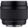 Samyang Obiettivo Mirrorless Samyang AF 12mm F/2 per Fuji X (F1220510103)
