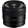 Sony Obiettivo Mirrorless Sony E 11mm f/1.8 APC-C (SEL11F18.SYX)