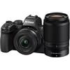 Nikon Kit Fotocamera Mirrorless Nikon Z50 II + Obiettivo NIKKOR Z DX 16-50mm f/3.5-6.3 VR + Obiettivo NIKKOR Z DX 50-250mm f/4.5-6.3 VR - Prodotto in Italiano