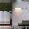 VR VETRINEINRETE Vetrineinrete® Applique lampada led per esterno 12 watt plafoniera per balconi terrazzi bianca luce bianca fredda 65000k calda 3000k naturale 4000k IP65 (Luce calda 3000K)