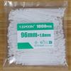 YAMXIN Fascetta fermacavo Attache - Bianca - 96 mm x 1,8 mm