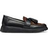 Geox Donna D ARLARA Loafer, Nero, 39,5 EU, Nero, 39.5 EU