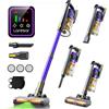 Laresar X11 Kabelloser Staubsauger 550W 55000PA Saugmacht Palmare Smart Home Staubbecher 60 Minuten Laufzeit 3 Stück Filte Set