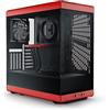 HYTE Hyte Y40 - Mid-Tower ATX Rosso e Nero