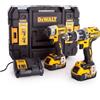 DeWalt DCK266P2T Combiset Accu KlopSchroefboormachine Accu Slagschroevendraaier 18V 5.0Ah XR Liion DCK266P2T