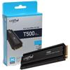 Crucial T500 1000 GB PCI Express 4.0 3D TLC NAND NVMe M.2 con Dissipatore di Calore