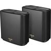 ASUS ZenWiFi AX XT8 (B-2-PK) AX6600 Banda tripla (2.4 GHz/5 GHz/5 GHz) Nero