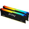 Kingston Technology FURY Beast RGB memoria 32 GB 2 x 16 GB DDR4 3200 MHz (KF432C16BB2AK2/32)